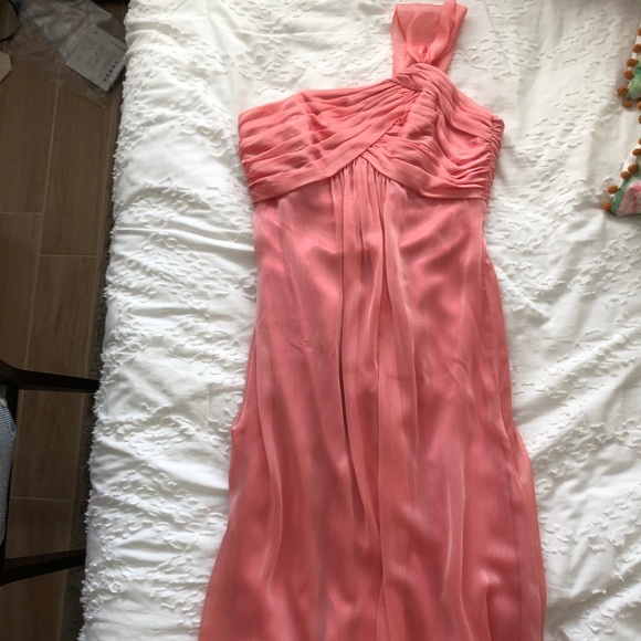 Belsoie One Shoulder Full-Length Bridesmaid Dress - Picture 1 of 3